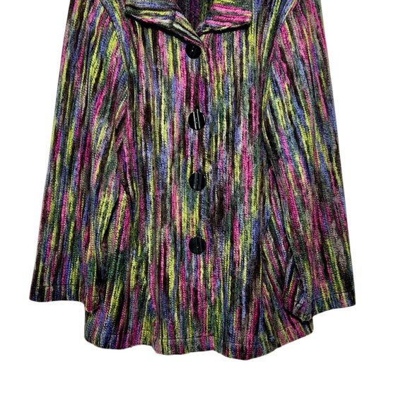 Vintage Indie Whimsigoth Statement Jacket Artsy Teacher Sustainable Librarian L - Picture 2 of 11